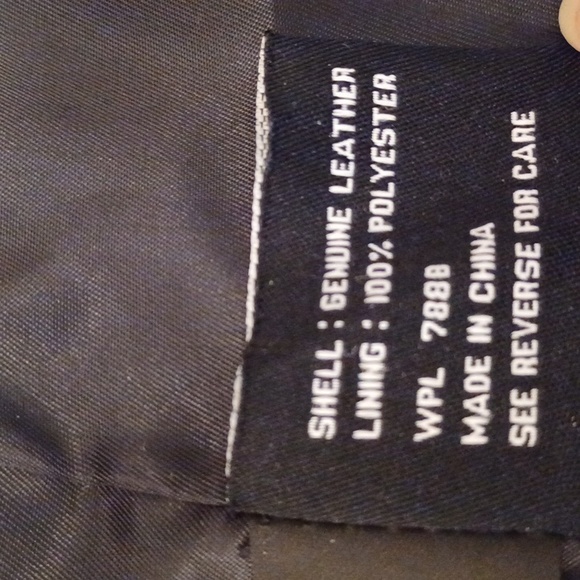 Jones New York Black Leather Scuba-Style Jacket - Picture 6 of 11